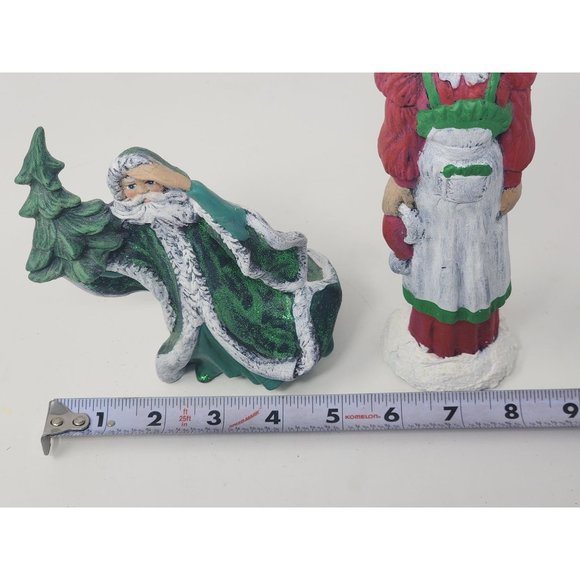 Lot Of 5/2 Christmas Ornaments 3 Christmas Figurines 3Santas 1Mrs Santa 1Girl‎ - Picture 11 of 16